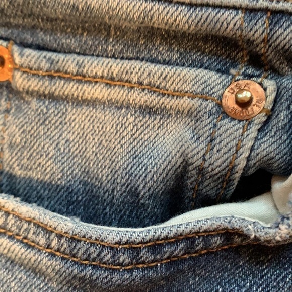 Re/Done High Rise Ankle Crop Jeans 26 - Picture 10 of 15
